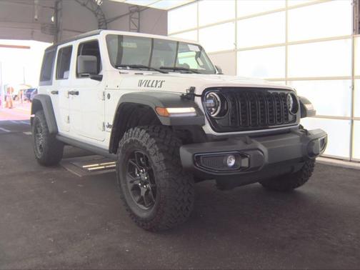 Bright White Clearcoat 2025 Jeep Wrangler Willys