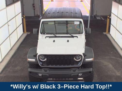 Bright White Clearcoat 2025 Jeep Wrangler Willys