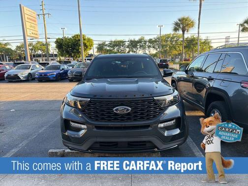 Stone Blue Metallic 2023 Ford Explorer ST-Line