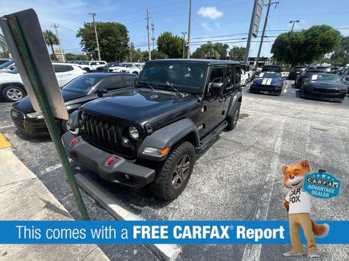 Black Clearcoat 2019 Jeep Wrangler Unlimited Sport