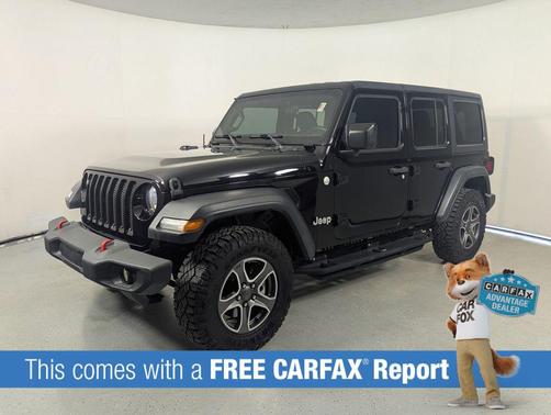Black Clearcoat 2019 Jeep Wrangler Unlimited Sport