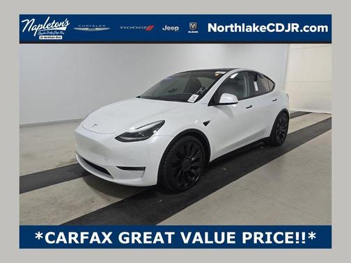 Pearl White Multi-Coat 2022 Tesla Model Y Performance Dual Motor All-Wheel Drive
