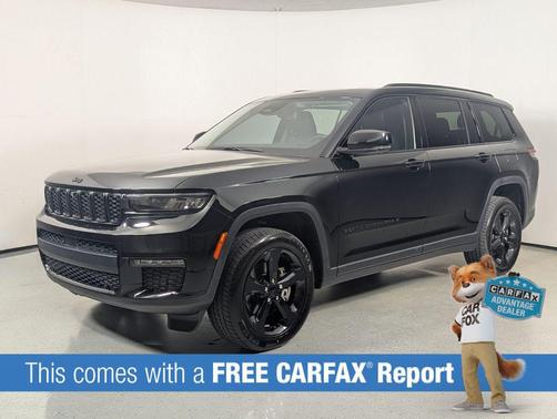 Diamond Black Crystal Pearlcoat 2023 Jeep Grand Cherokee L Limited