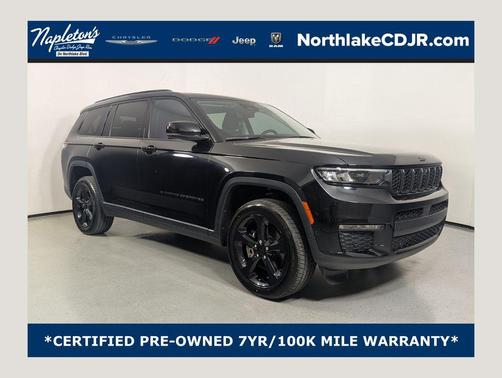 Diamond Black Crystal Pearlcoat 2023 Jeep Grand Cherokee L Limited