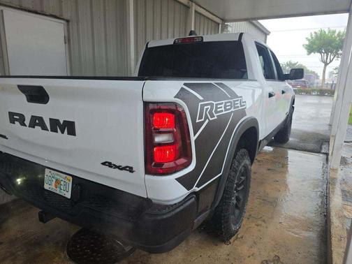 Bright White Clearcoat 2025 RAM 1500 Rebel