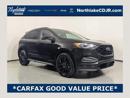 Agate Black Metallic 2022 Ford Edge SE