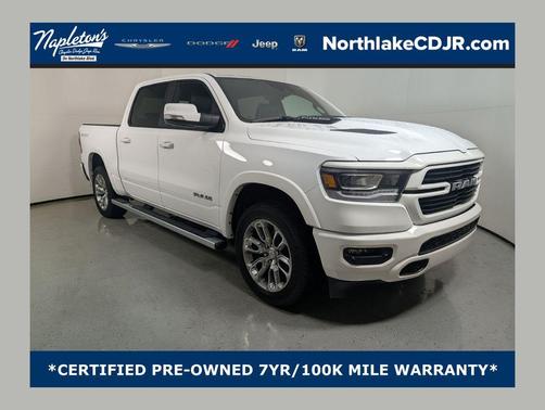 Bright White Clearcoat 2022 RAM 1500 Laramie