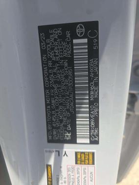 Wind Chill Pearl 2023 Toyota Prius XLE