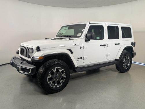 bright white clearcoat 2026 Jeep Wrangler 4-Door Sahara 4x4