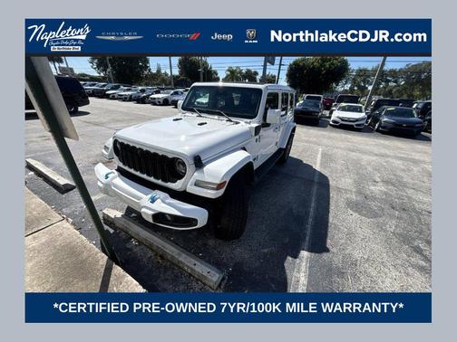Bright White Clearcoat 2024 Jeep Wrangler 4xe High Altitude