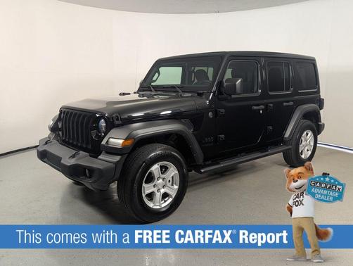 Black Clearcoat 2022 Jeep Wrangler Unlimited Sport