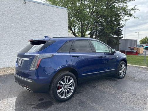 Opulent Blue Metallic 2025 Cadillac XT5 Sport