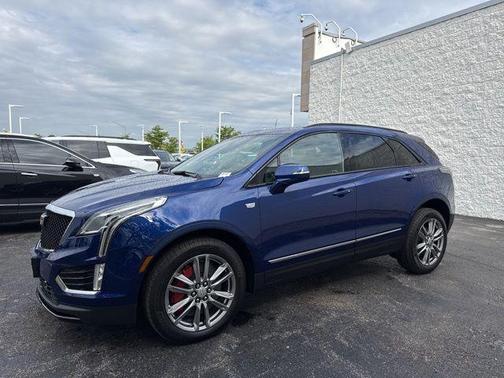 Opulent Blue Metallic 2025 Cadillac XT5 Sport