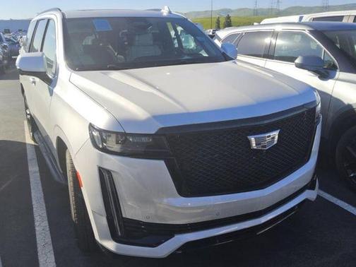 Crystal White Tricoat 2021 Cadillac Escalade Sport