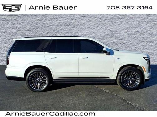Crystal White Tricoat 2025 Cadillac Escalade Sport Platinum