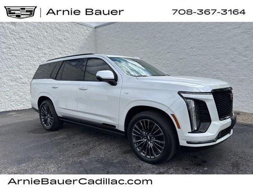 Crystal White Tricoat 2025 Cadillac Escalade Sport Platinum