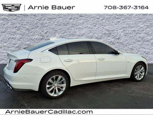 Summit White 2025 Cadillac CT5 Premium Luxury