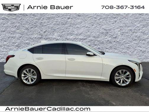 Summit White 2025 Cadillac CT5 Premium Luxury