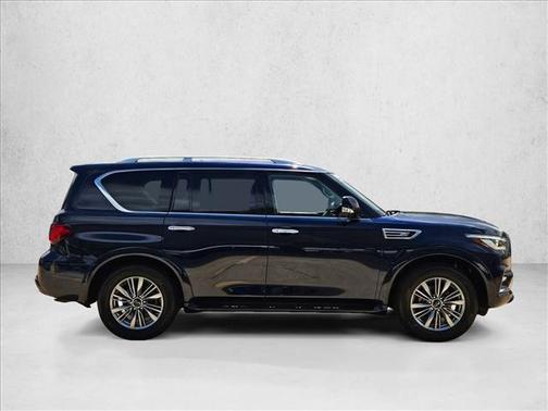 Hermosa Blue 2021 INFINITI QX80 Luxe