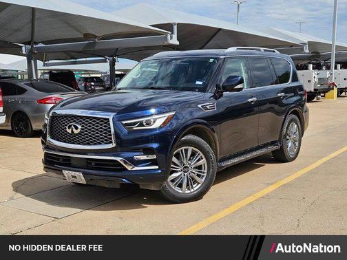 Hermosa Blue 2021 INFINITI QX80 Luxe