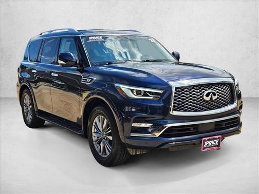Hermosa Blue 2021 INFINITI QX80 Luxe