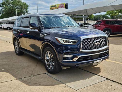 Hermosa Blue 2021 INFINITI QX80 Luxe