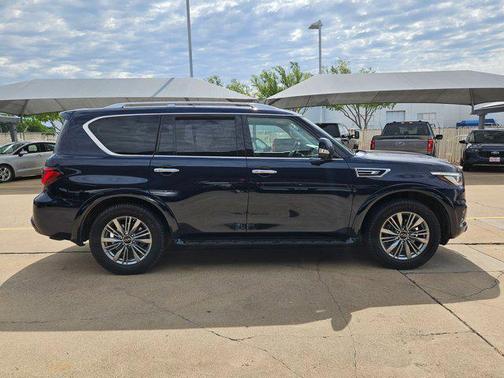 Hermosa Blue 2021 INFINITI QX80 Luxe