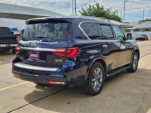 Hermosa Blue 2021 INFINITI QX80 Luxe
