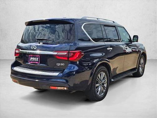 Hermosa Blue 2021 INFINITI QX80 Luxe