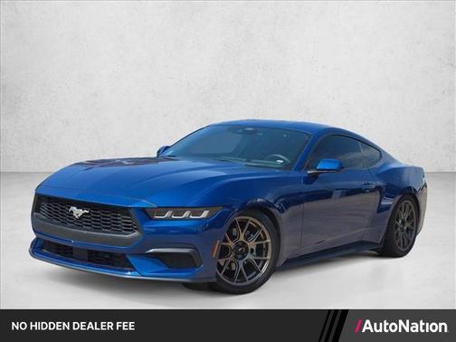 Atlas Blue Metallic 2024 Ford Mustang EcoBoost
