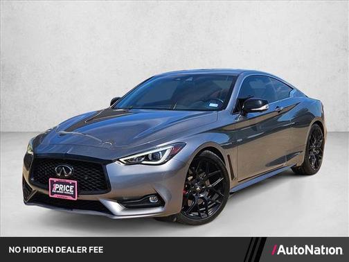 Graphite Shadow 2021 INFINITI Q60 3.0t Red Sport 400