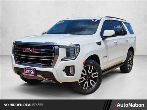 Summit White 2023 GMC Yukon 4WD AT4
