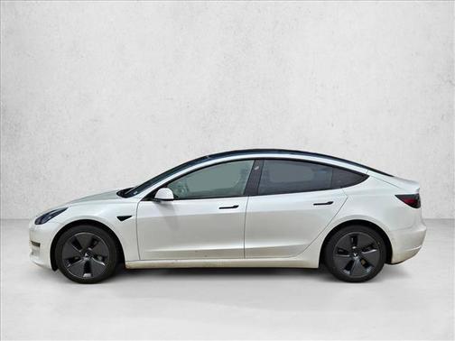 Pearl White Multi- 2021 Tesla Model 3 Standard Range Plus