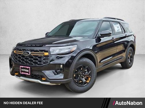 Agate Black Metallic 2026 Ford Explorer Tremor