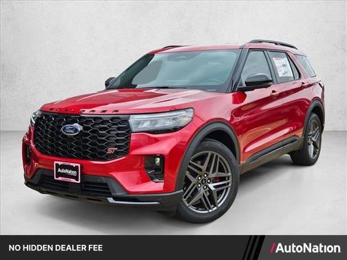 Rapid Red Metallic Tinted Clearcoat 2026 Ford Explorer ST