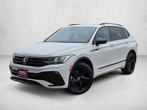 White 2023 Volkswagen Tiguan 2.0T SE R-Line Black