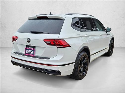 White 2023 Volkswagen Tiguan 2.0T SE R-Line Black