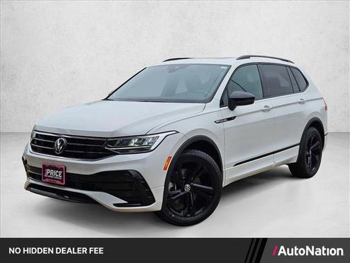 White 2023 Volkswagen Tiguan 2.0T SE R-Line Black