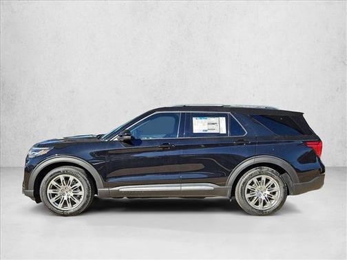 Agate Black Metallic 2026 Ford Explorer Platinum