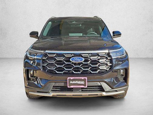 Agate Black Metallic 2026 Ford Explorer Platinum