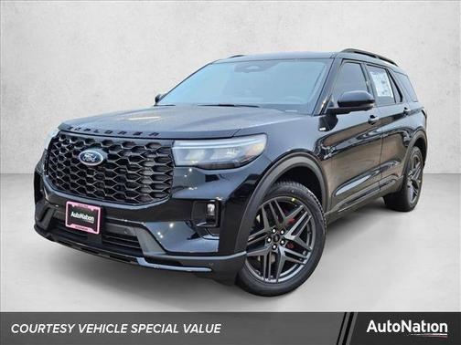 Agate Black Metallic 2026 Ford Explorer ST-Line