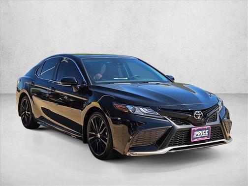 Midnight Black Metallic 2021 Toyota Camry XSE
