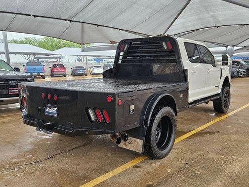 White Platinum Metallic Tri-Coat 2018 Ford F-350 Lariat