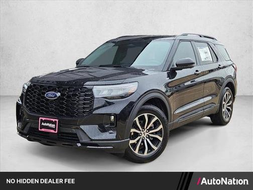 Agate Black Metallic 2026 Ford Explorer ST-Line