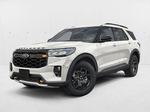 Star White Metallic Tri-Coat 2026 Ford Explorer Tremor