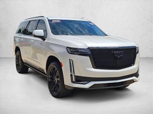 Crystal White Tricoat 2022 Cadillac Escalade Sport Platinum