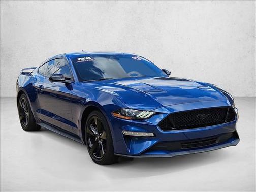 Atlas Blue Metallic 2022 Ford Mustang EcoBoost Premium