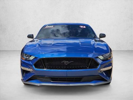 Atlas Blue Metallic 2022 Ford Mustang EcoBoost Premium