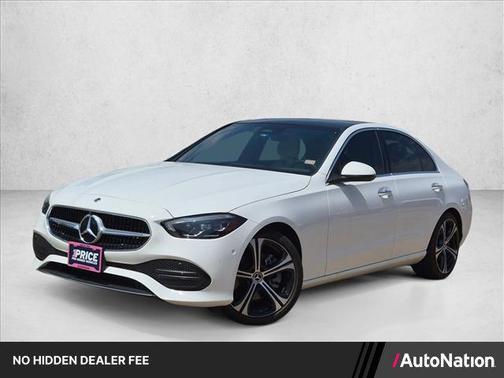 Polar White 2023 Mercedes-Benz C-Class Sedan