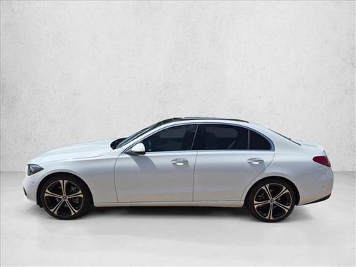 Polar White 2023 Mercedes-Benz C-Class Sedan